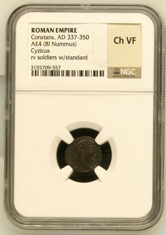 CONSTANS AD 337-350 AE4 NGC CH VF