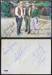 Bonanza Cast Autographed Photo