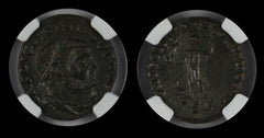 LICINIUS AD 308-324 BI REDUCED NUMMUS NGC AU