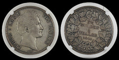 German States BAVARIA 1840 2 THALER NGC VF35
