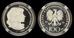 POLAND 1976 MW 100 ZLOTYCH NGC PF 68 ULTRA CAMEO