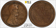 1909 S LINCOLN CENT PCGS F15