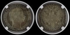 AUSTRIA 1859A TALER NGC MS62
