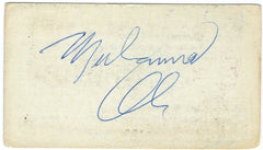 Muhammad Ali Signed Business Card