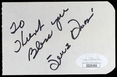 Jeane Dixon Signed Cut
