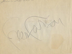 Greer Garson Signed Album Page