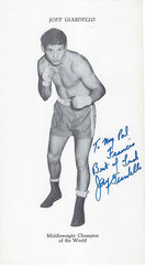 Joey Giardello Signed Photo