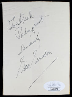 Gale Gordon Signed Cut