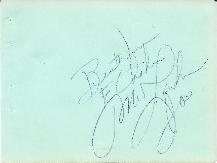 Michael Landon Signed Cut