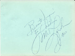 Michael Landon Signed Cut