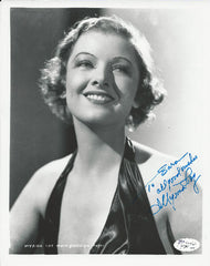 Myrna Loy Autographed Studio Photo