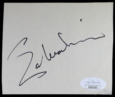 Ed Muskie Signed Cut