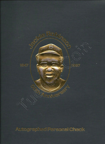 Jackie Robinson Hand Signed Personal Check