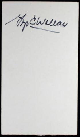 George Wallace Signed Ticket