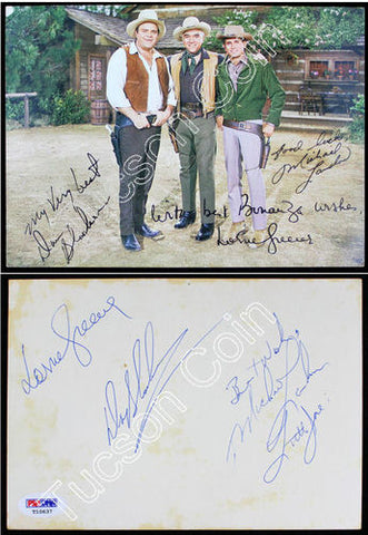 Bonanza Cast  Autographed Photo