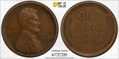 1909 S LINCOLN CENT PCGS VF35