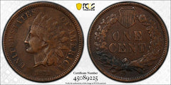 1872 INDIAN HEAD CENT PCGS VF30