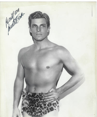 Buster Crabbe Signed Black & White Photo