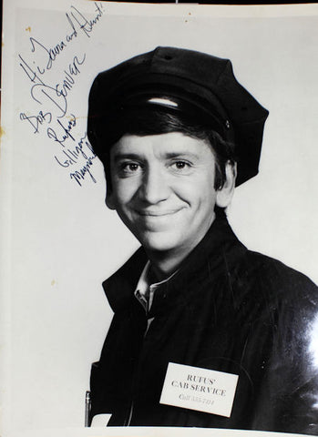 Bob Denver Signed B&W photo