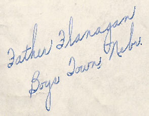 Flanagan, Father cut signature