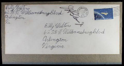 John Glenn Autographed Envelope