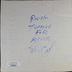 Fred Grandy Signed Napkin