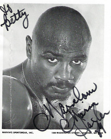 Marvin Hagler Signed Photo