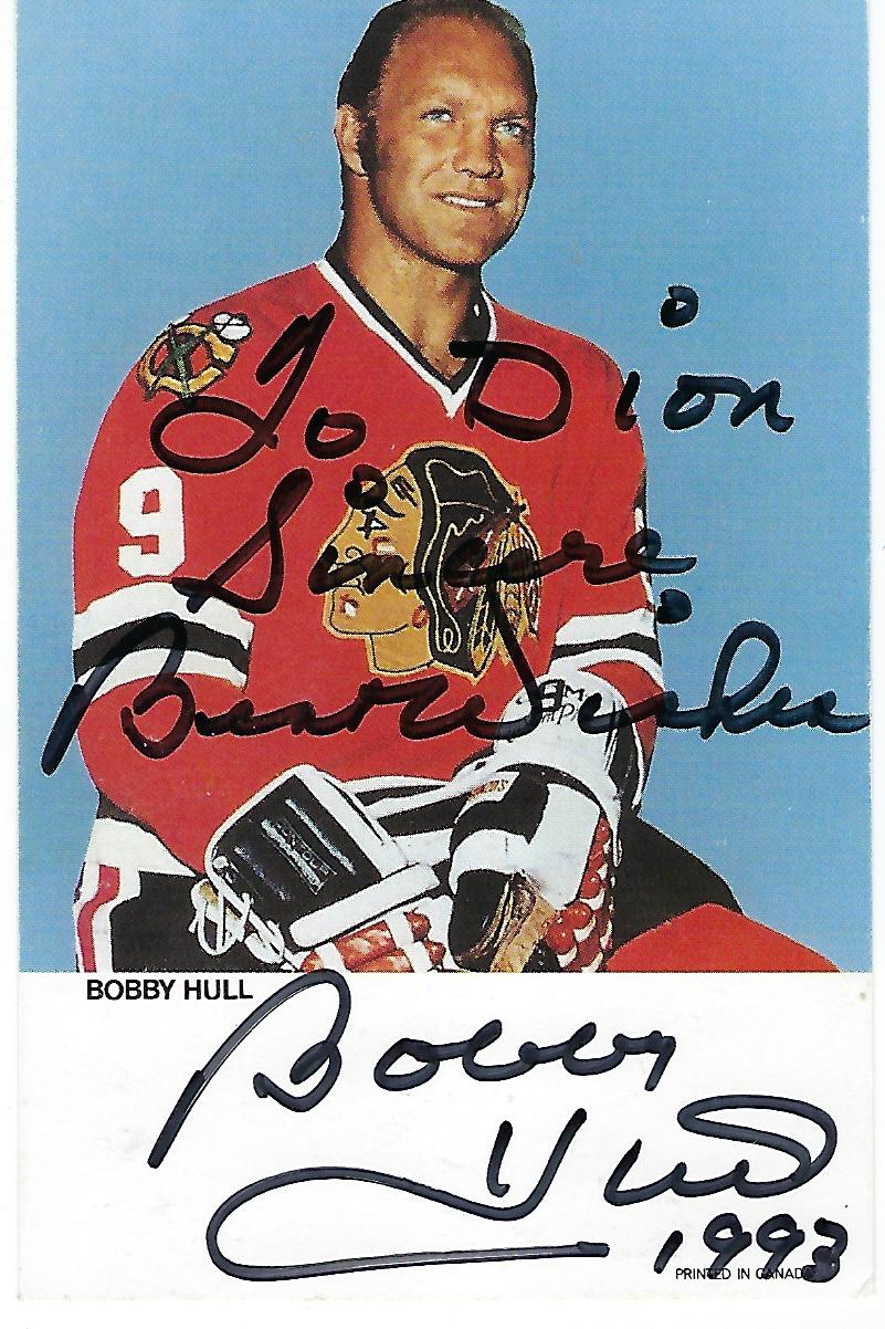 Bobby Hull Signed Photo
