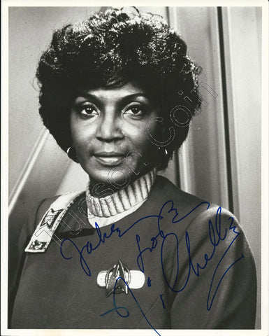 Nichelle Nichols Signed Photo "Lieutenant Uhura" from Star Trek