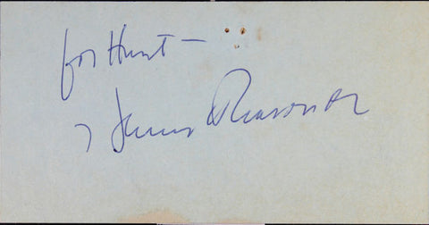 Harry Reasoner Signed Cut