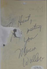 Marcia Wallace Signed Cut